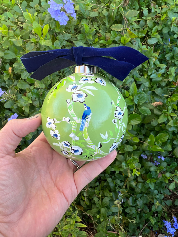 Green Chinoiserie Ornament