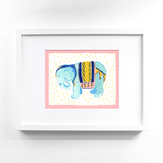 Boho Elephant Print